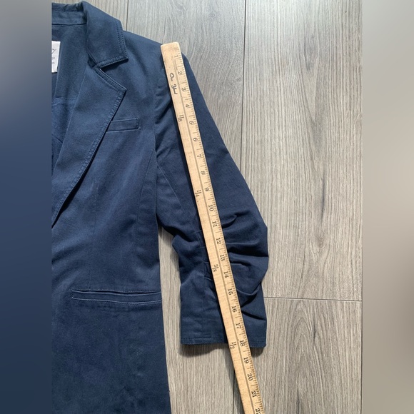 Cinq a Sept Khloe Twill Blazer Ruched Sleeve Blazer Size 2 - Picture 7 of 13